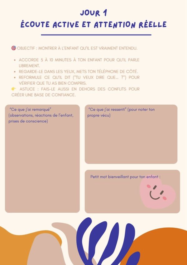 Carnet de bord parent-enfants – Image 2